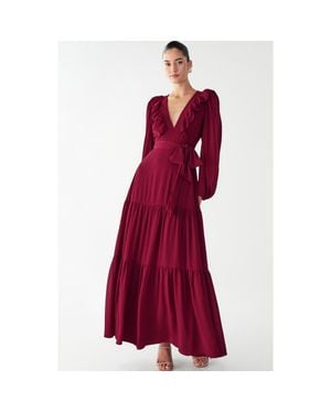 Willa Tylah Maxi Dress - Red