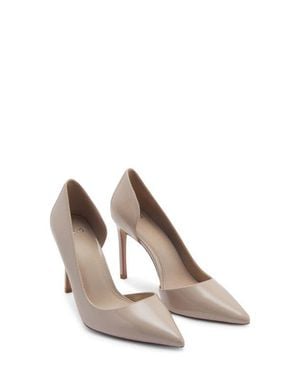 Mango Audrey Half D'Orsay Pump - Gray