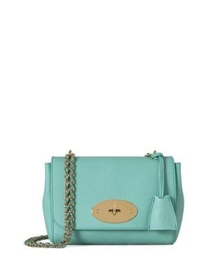 Mulberry Lily Heavy Grain Leather Satchel - Green