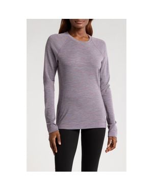 Smartwool Merino 250 Base Layer Crew Top - Purple