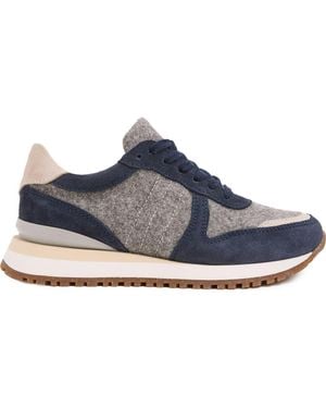 Celtic & Co. Wool Panel Sneaker - Blue