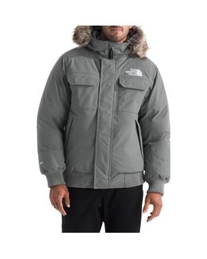 The North Face Mcmurdo Water Repellent 600 Fill Power Down Jacket With Removable Faux Fur Trim - Gray