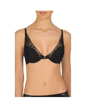 Natori Cherry Blossom Convertible Underwire Bra - Black
