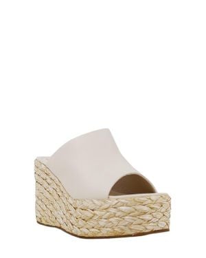 Shu Shop Jodie Espadrille Platform Wedge Slide Sandal - Natural