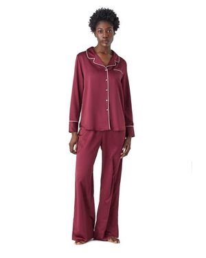 CUUP The Pajama Set Recycled Satin - Red