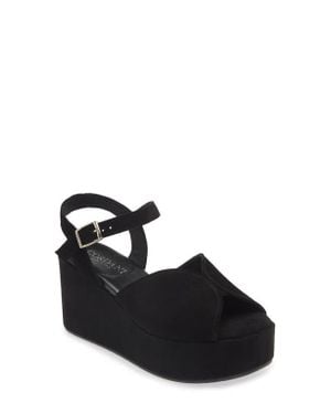 Cordani Jenna Platform Wedge Sandal - Black