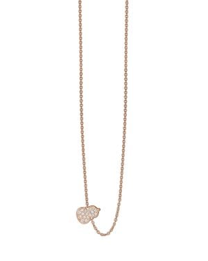 Qeelin Petite Wulu Diamond Pendant Necklace - White