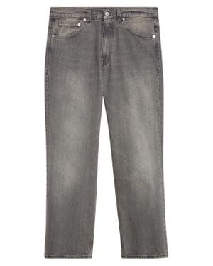 Our Legacy Third Cut Chain Twill Wide Straight Leg Jeans - Gray