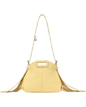 Maje Matte Crackle Miss M Mini Bag - Metallic