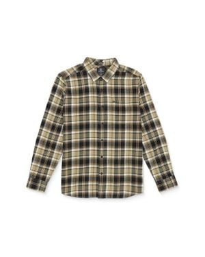 Volcom Caden Plaid Button-Up Shirt - Green