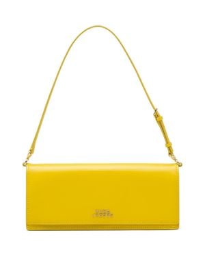 Marc Jacobs The Mirror Leather Shoulder Bag - Yellow