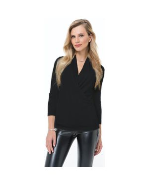 Accouchée Pure Maternity/Nursing Top - Black