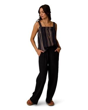 Carve Designs Nico Gauze Pant Nightdive - Black
