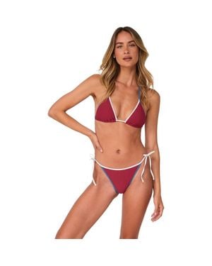 Swim Systems Trisha Triangle Bikini Swimsuit Top - Orange