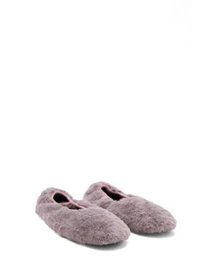 Mango Faux Fur Slipper - Pink