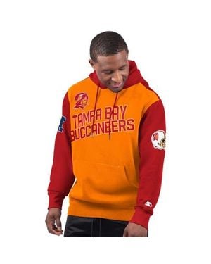 Starter Tampa Bay Buccaneers Extreme Vintage Logo Pullover Hoodie - Orange