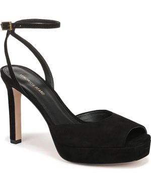 Veronica Beard Brianne Ankle Strap Platform Sandal - Black