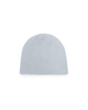 Generation Love Norah Crystal Beanie - White