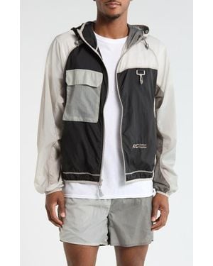 RC Outdoor Supply Griffith Colorblock Running Jacket - Black