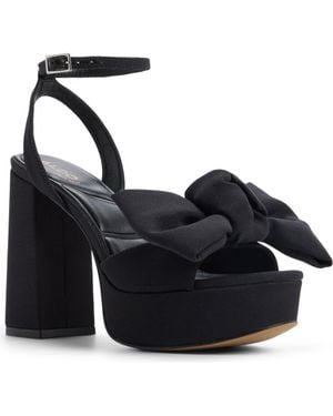 ALDO Luscious Ankle Strap Platform Sandal - Black