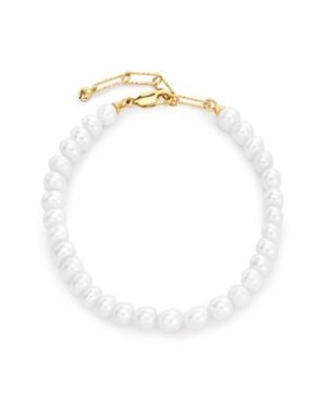 Monica Vinader Nomade Genuine Freshwater Pearl Bracelet - White