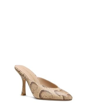 Stuart Weitzman Madison Mule 85 - Natural