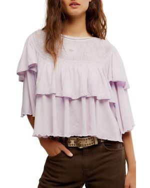 Free People Rose Party T-Shirt - Multicolor