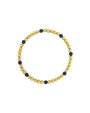Emma Rae 14K Filled Dainty Accent Gemstone Bracelet - Metallic