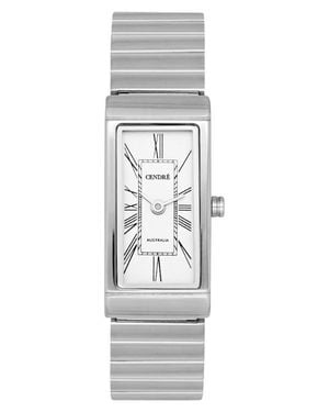 CENDRE Soho Tank Bracelet Watch, 15Mm X 30Mm - White