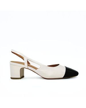 Amie Rafa Paris Slingback Heels - Metallic