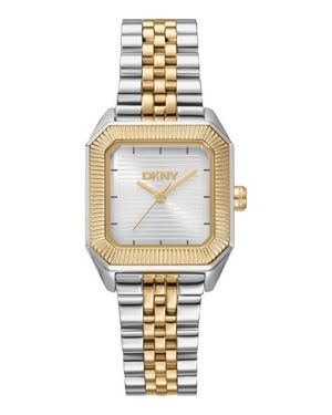 DKNY Signature Shape Tank Bracelet Watch, 27Mm X 34Mm - Metallic