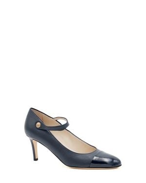 Amalfi by Rangoni Lilli Ankle Strap Cap Toe Pump - Blue