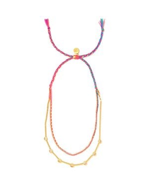 Venessa Arizaga Sparkling Smile Necklace - Metallic