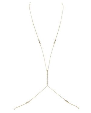 Lili Claspe Anais Body Chain - Metallic