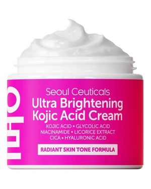 Seoul Ceuticals Korean Skincare Ultra Brightening Kojic Acid Cream - Pink