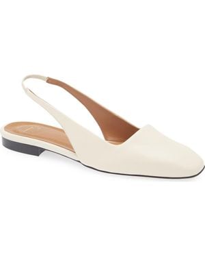 Atp Atelier Plieso Slingback Flat - White