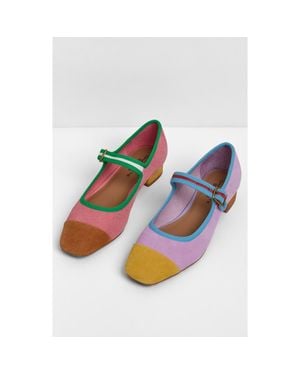 Charlotte Stone Rhiannon Cap Toe Mary Jane Pump - Multicolor