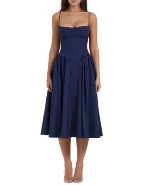 samaria fit & flare midi cocktail dress Samaria midi dress