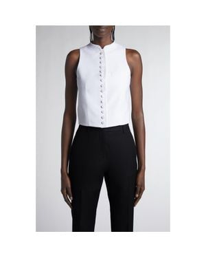 Tom Ford Cotton Piqué Fitted Vest - Black