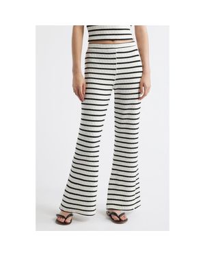 Rip Curl Bobbi Stripe Flare Pants - Gray