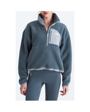 The North Face Yumiori Off Peak Recycled Fleece Pullover - Blue