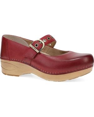 Dansko Xp 2.0 Mary Jane Clog - Red