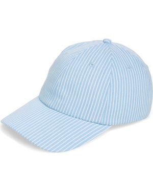 Treasure & Bond Stripe Baseball Cap - Blue