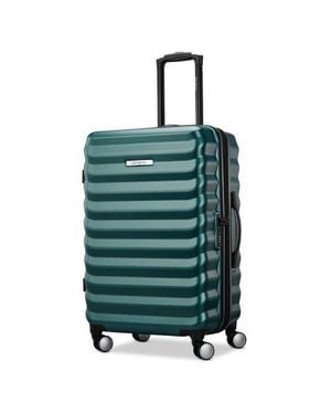Samsonite Element Hardside Expandable 24 Medium Checked Spinner Luggage - Green