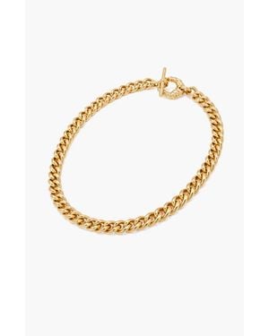 Yoj Coral Curb Chain Necklace - White