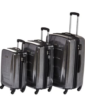 Samsonite Winfield 2 3-Piece Set (20/24/28) Hardside Luggage With Spinner Wheels - Black