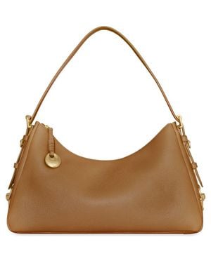 Rebecca Minkoff Large Mia Leather Shoulder Bag - Brown