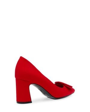 Anne Klein Bentley Buckle Pump - Red