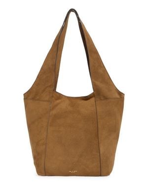Rag & Bone Large Brayton Suede Shopper - Brown