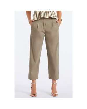 Bishop + Young Bradly Poplin Pant - Natural
